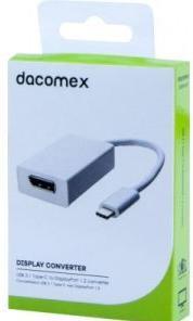Produktbild Dacomex USB 3.1 Type-C to DisplayPort 1.2 converter (USB 3.1, 9 cm)