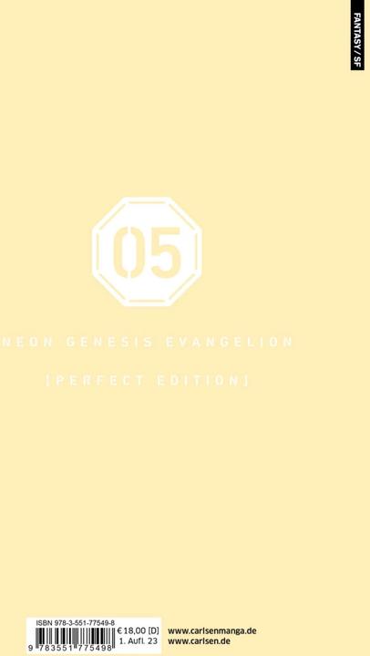 Produktbild Neon Genesis Evangelion - Perfect Edition 5 (Deutsch, Yoshiyuki Sadamoto, 2023)