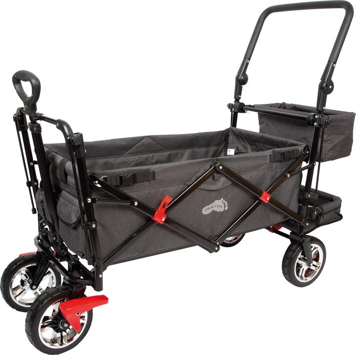 small foot Handcart with roof