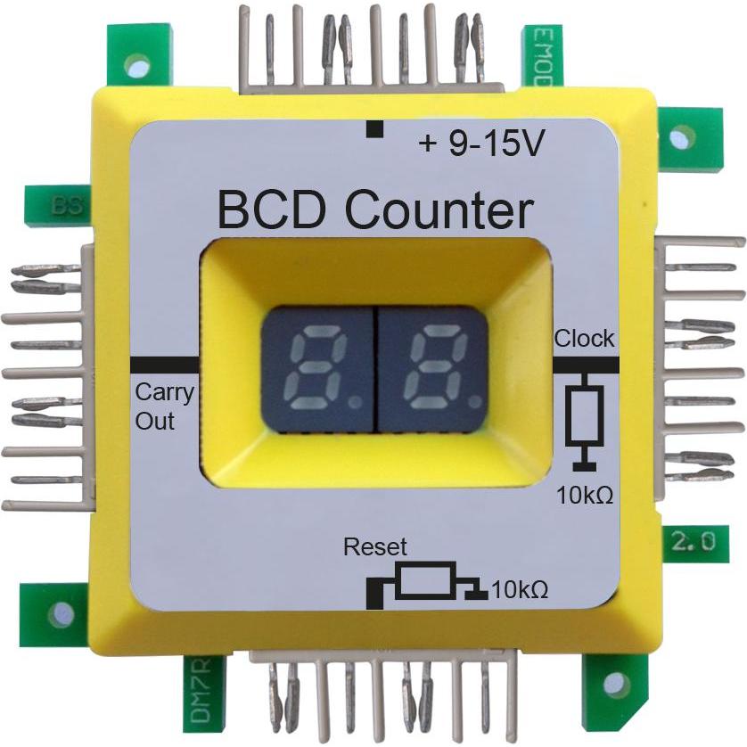 Brick`r Brick'r Logik BCD Counter (Elektronikkit), Elektronikmodul
