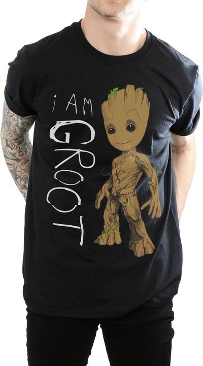 Produktbild Guardians Of The Galaxy I Am Groot Scribbles TShirt (4XL)