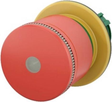 Eaton 30 mm miniatiūrinis saugos mygtukas, skirtas 22 mm angai, žiedas, apšviestas atblokavimo M22