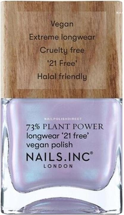 Produktbild Nails Inc Breathable Plant Power Nail Polish Eco Glow 14ml (Eco Glow, Farblack)