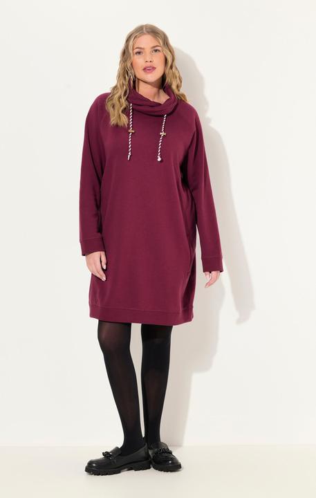 Produktbild Ulla Popken Sweatkleid, Stehkragen, Langarm, Taschen (50, 52)