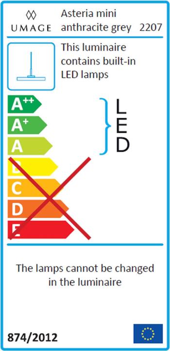 Energie-Label Umage Asteria (3000 lm)