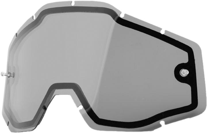 Actual product image 100% tinted SONIC BUMPS DUAL with mudflap, for Accuri FORECAST goggles