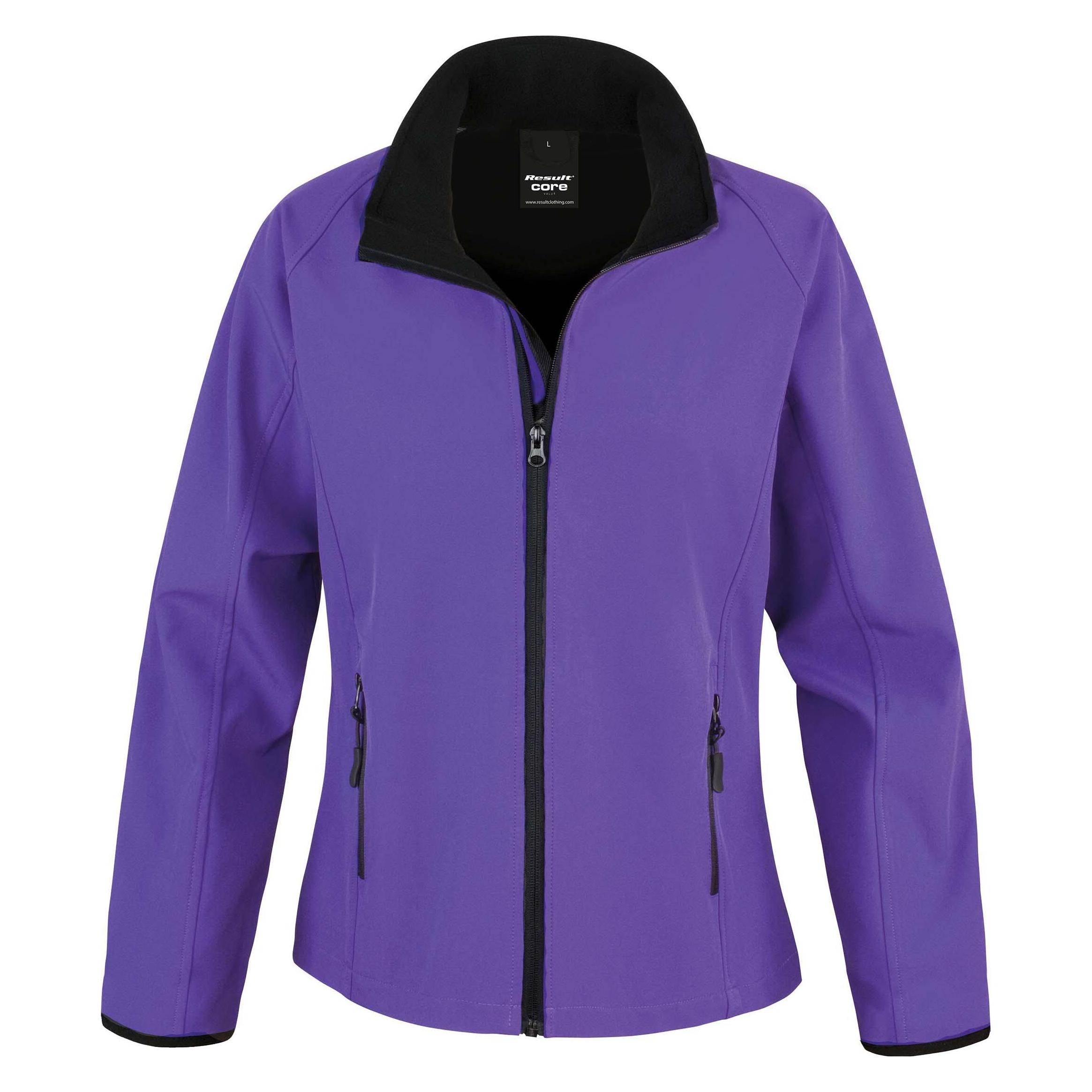 Regatta, Damen, Outdoorjacken, Softshell Femme Printable (L), Grün, Mehrfarbig, L