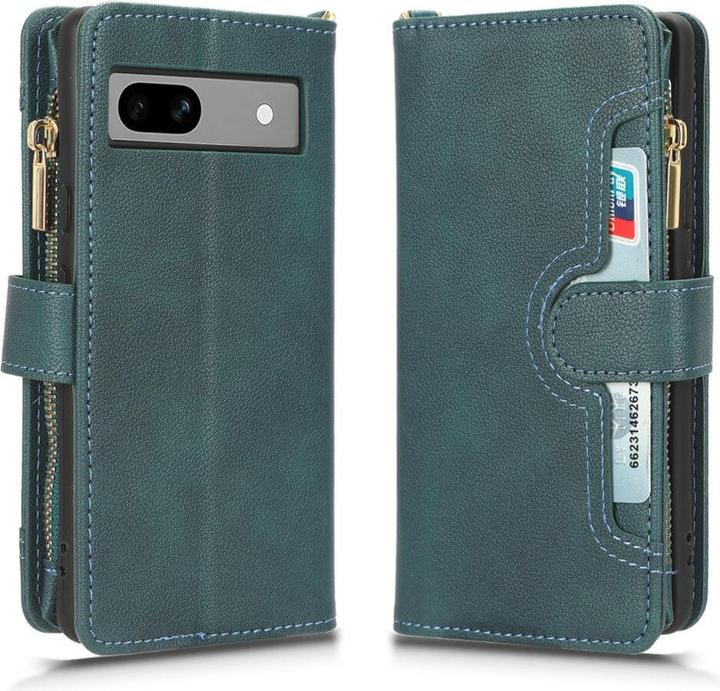 Actual product image Cover-Discount Google Pixel 7a - Wallet Case Green (Google Pixel 7a)