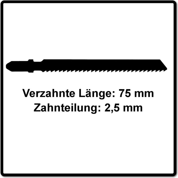Image du produit Festool Lame de scie sauteuse S 75/2,5/25