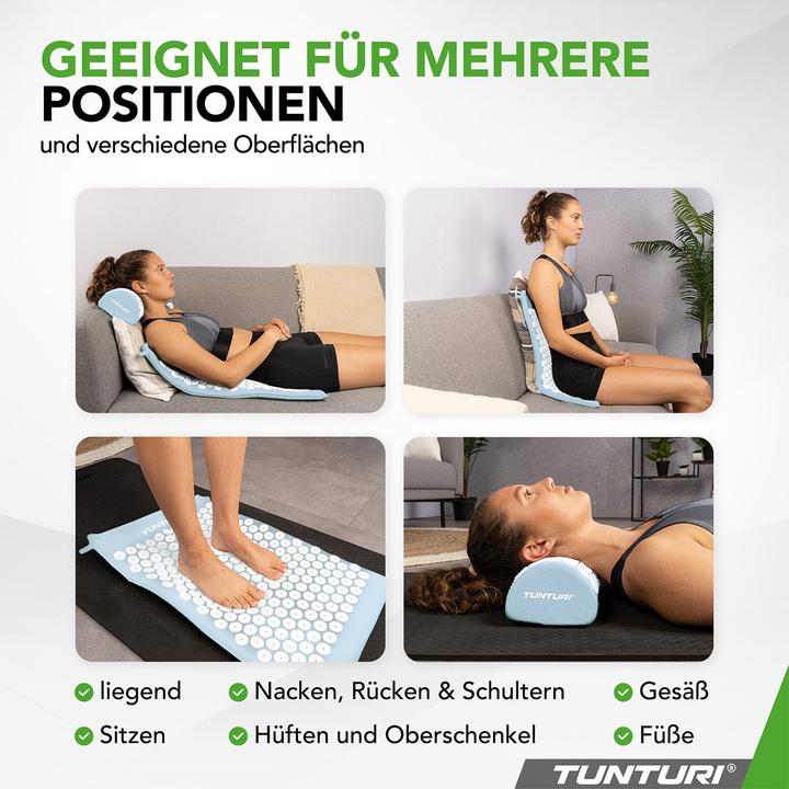 Produktbild Tunturi Akupressur Matte und  Kissen