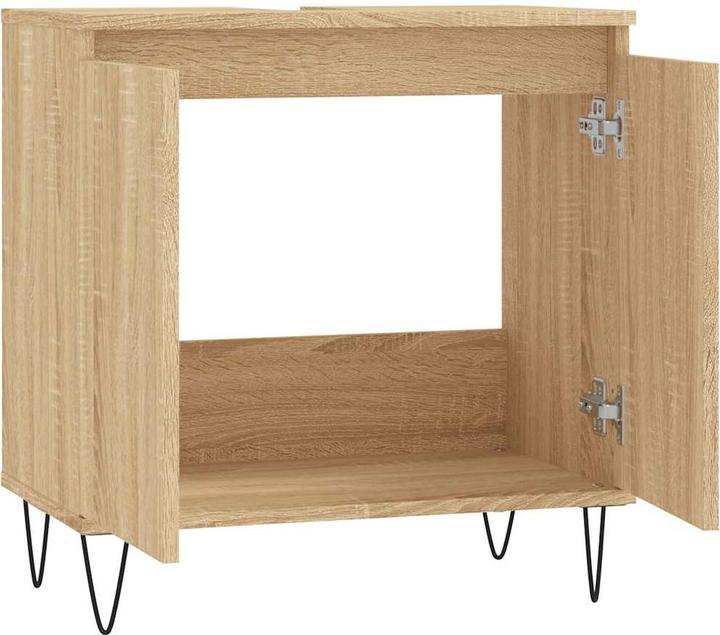 Immagine prodotto vidaXL Badschrank Sonoma-Eiche 58x33x60 cm Holzwerkstoff, Farbe (58 x 33 x 60 cm)