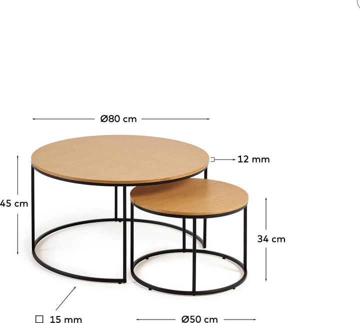Actual product image Kave Home Yoana (80 x 80 cm)