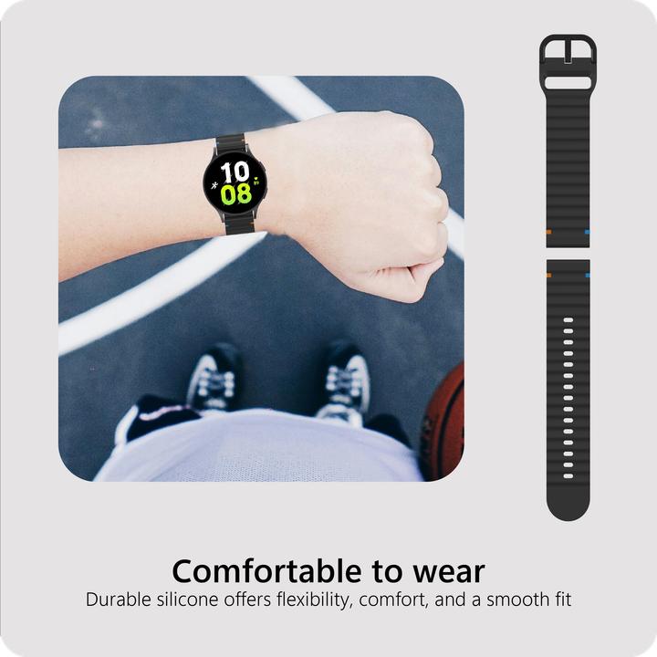 Actual product image Cazy Watchstrap für smartwatch (20 mm, Silicone)