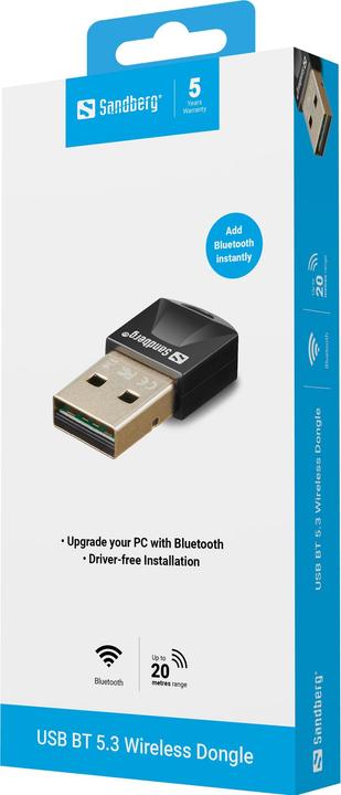 Produktbild Sandberg USB Bluetooth 5.0 Dongle (Empfänger)