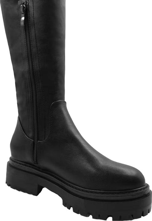 Produktbild Where's That From Kniehohe Stiefel Dawn Klobig PU (37)