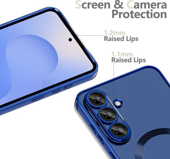 Produktbild Tech-Protect Magflex Magsafe Galaxy S25 Fe Marineblau (Samsung Galaxy S25 FE)