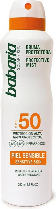 Immagine prodotto Babaria SOLAR PIEL SENSIBLE bruma protectora SPF50 200 ml (Latte solare, SPF 50, 200 ml)