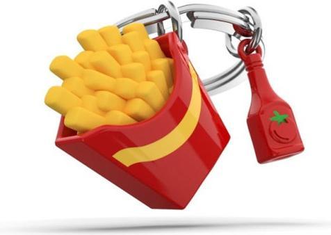 Image du produit MTM Gifts Schlüsselanhänger Pommes