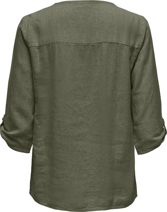 Produktbild JdY Normal geschnitten V-Ausschnitt Umgeschlagene Ärmelbündchen Top Top (XL)