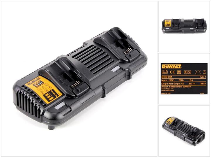 Actual product image DeWalt Double charger (10.8 V)