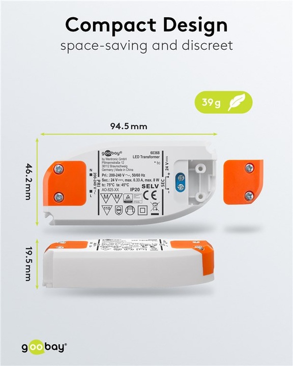 Produktbild Goobay LED-Trafo