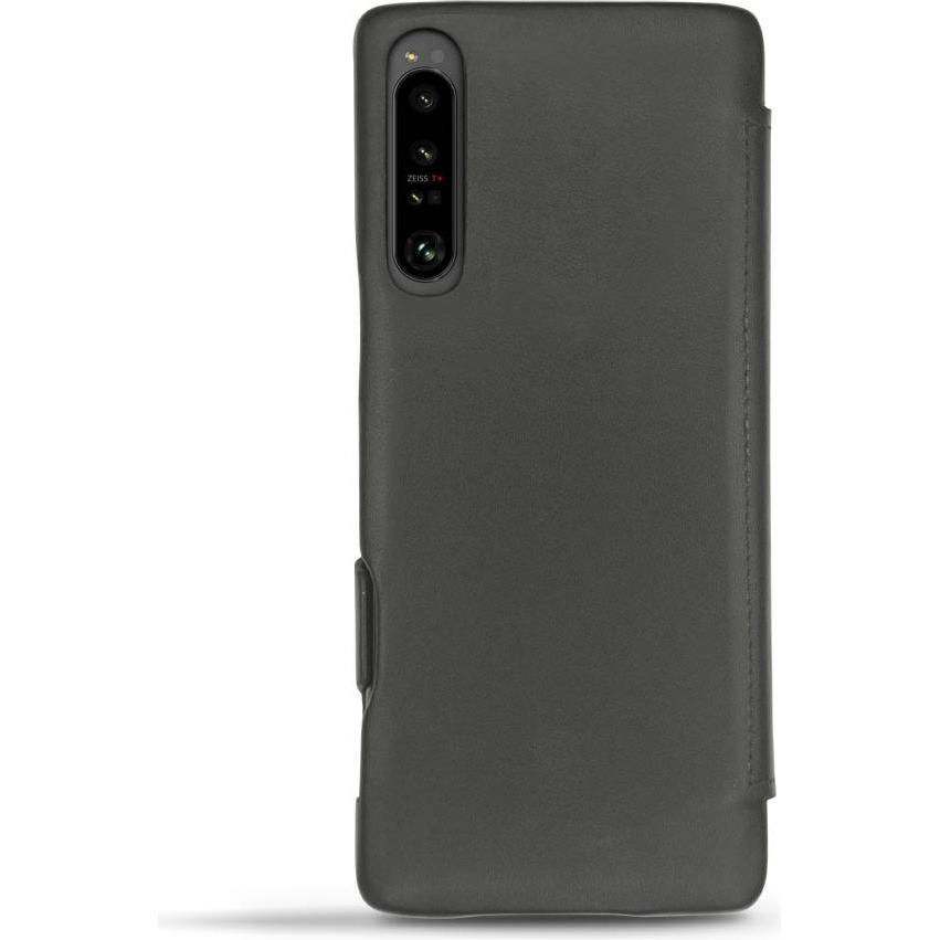 Thumbnail - Noreve Lederschutzhülle horizontal (Sony Xperia 1 IV), Smartphone Hülle, Beige