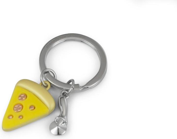 Actual product image Metalmorphose Keyring Pizza with Pizza cutter