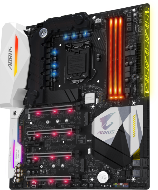 Produktbild Gigabyte AORUS Z270X-Gaming 9 (LGA 1151, Intel Z270, E-ATX)