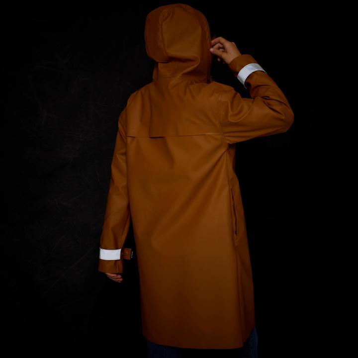 Image du produit Btwin Parka vélo City 540 imperméable unisexe jaune (XL)