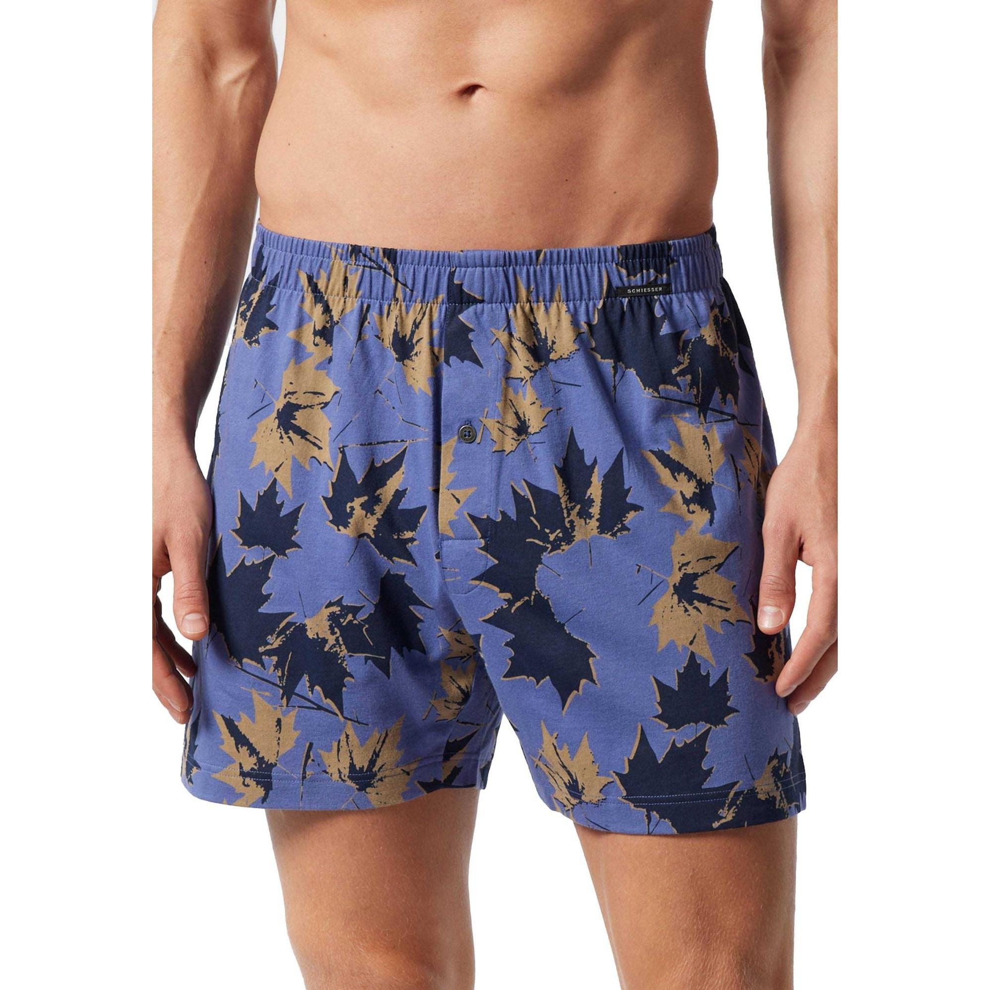 Thumbnail - Schiesser, Herren, Unterhosen, Boxershort Casual Bequem sitzend, Mehrfarbig, (4, 2er Pack)