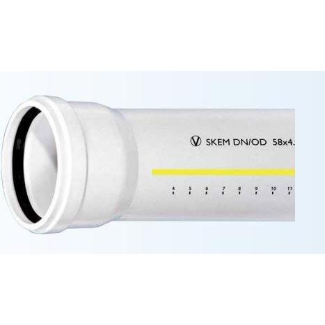 Thumbnail - Magnaplast, Zubehör Sanitärinstallation, Skolan støjdaempende rør 58-2000mm med muffe