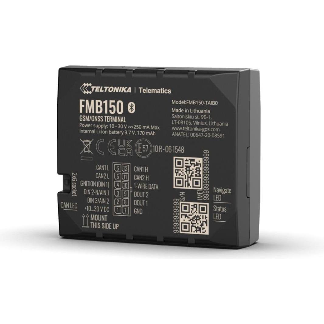 Teltonika, Accessori per navigatore GPS, FMB150 Advanced 2G GPS tracker with integrated CAN data processor
