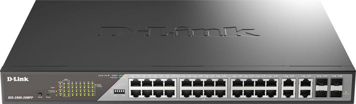 Actual product image D-Link 28-Port Desktop Gigabit Poe (28 Ports)