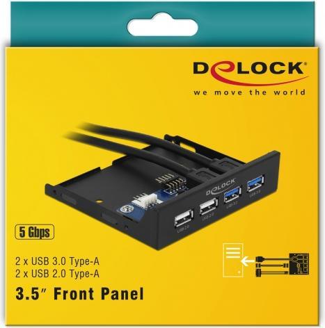 Produktbild Delock USB Hub Front Panel