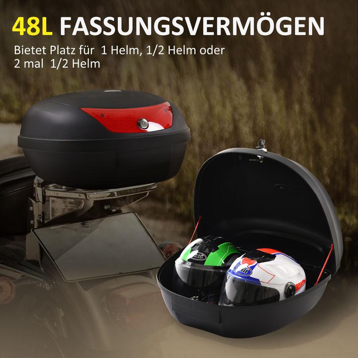 Image du produit Homcom Coffres pour scooters et cyclomoteurs (48 l)