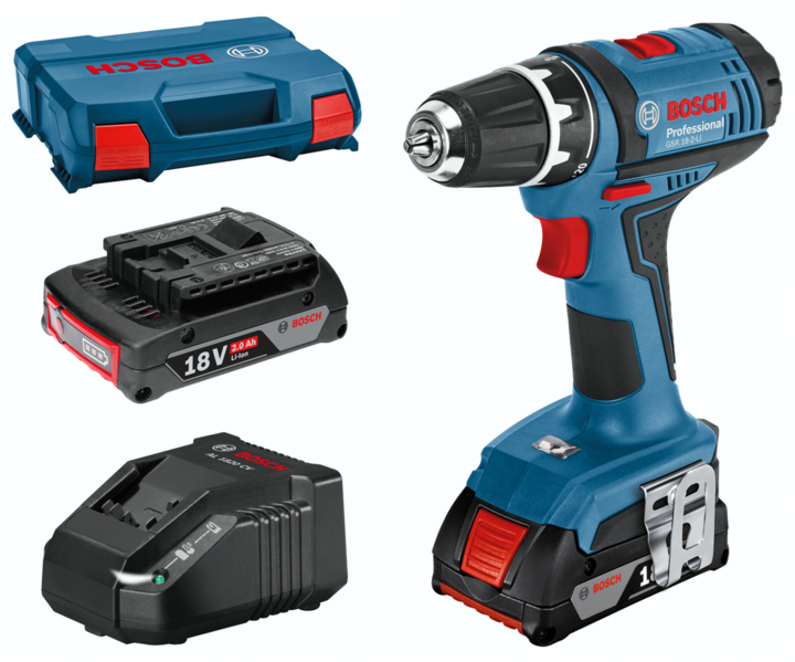 Produktbild Bosch Professional GSR 18-2-LI Set (Akkubetrieb)