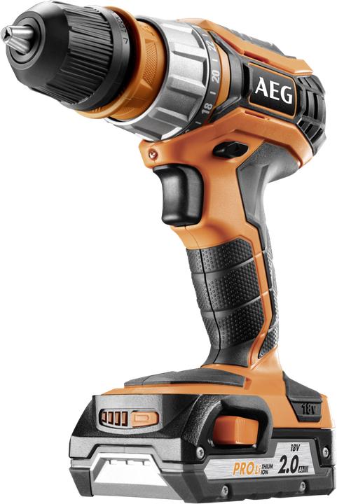 AEG BS18C2X LI-202C cordless compact drill driver (Rechargeable battery operated)