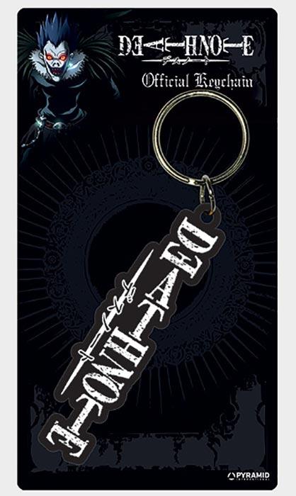 Actual product image Pyramid Death Note Portachiavi in Gomma Logo 6cm