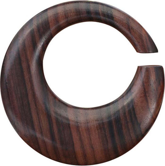 Produktbild Star Piercing Ohrgewicht Ring aus Narra Holz (ohne Messing, Organisch)