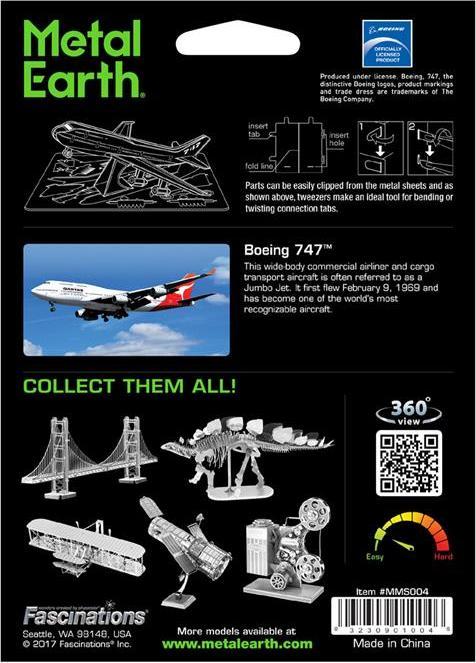 Produktbild Metal Earth Boing 747 Commercial