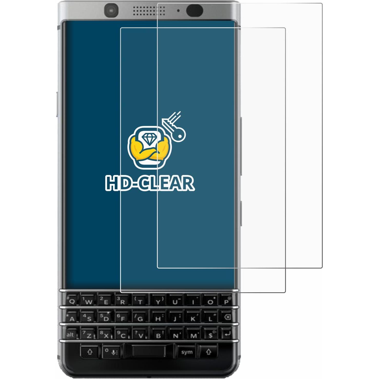 Thumbnail - BROTECT Schutzfolie Displayschutz Klar (2 Stück, Blackberry KEYone), Smartphone Schutzfolie, Transparent