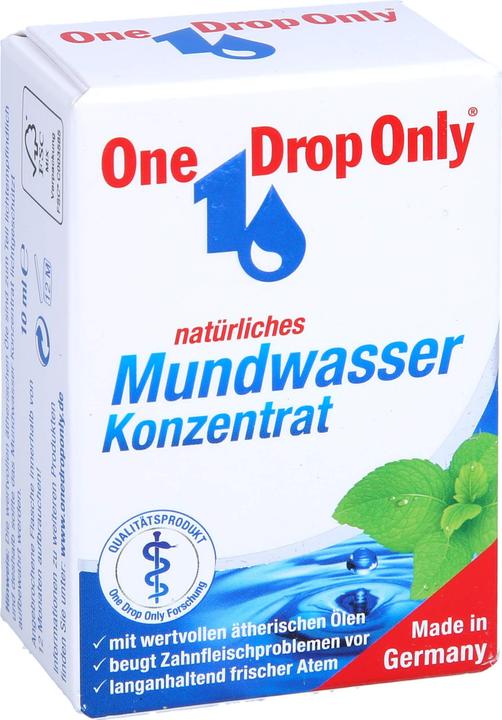 One Drop Only natural mouthwash concentrate, 10 ml MUW (10 ml, Mouthwash)