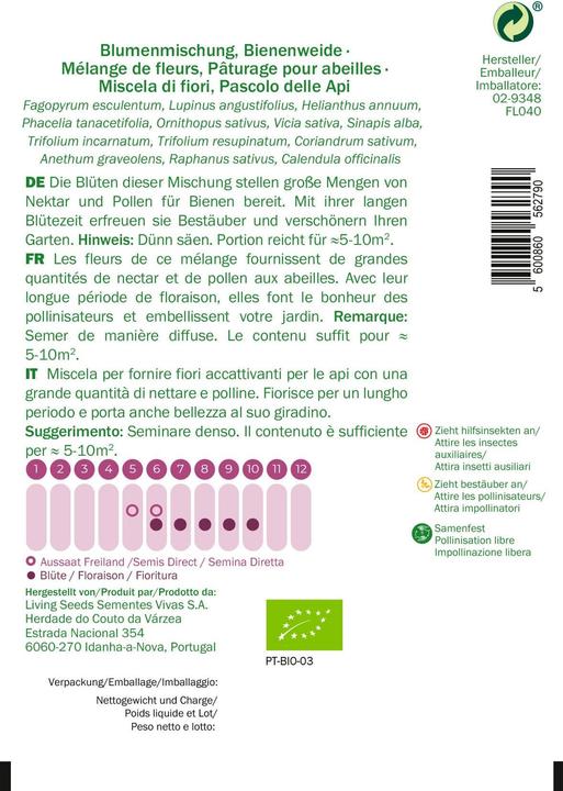 Immagine prodotto Living Seeds Miscela di fiori, Pascolo delle Api (Semi di fiori)