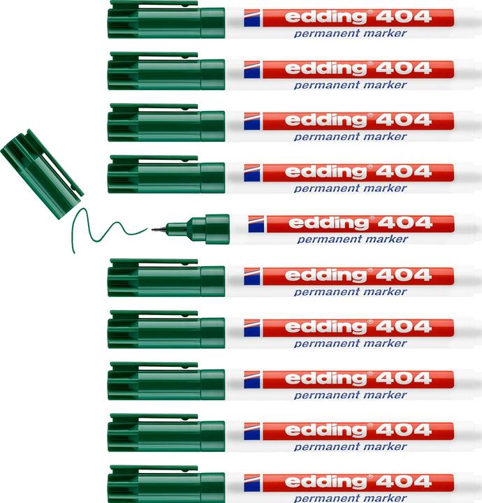 Actual product image Edding Permanent marker 404 (Green, 0.80 mm, 1 x)