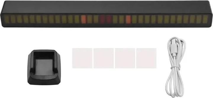 Image du produit Extralink | Lampe LED USB RGB | Réponse sonore, bande de batterie, noir