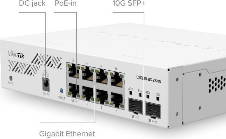 Immagine prodotto MikroTik CSS610-8G-2S+IN (10 porte)
