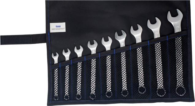 Image du produit Forum Professional Solutions Jeu de clés mixte chromé mat 9 pièces 8-19 mm (19 mm, 12 mm, 14 mm, 10 mm, 17 mm, 11 mm, 13 mm)