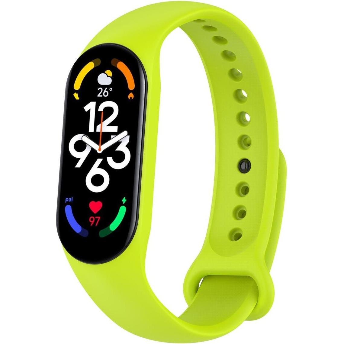König Design Sport Ersatz Armband für Xiaomi Mi Band 5 7 6 NFC Amazfit Band 5 Loop Silikon (Silikon, Mi Band 7, Mi Band ...