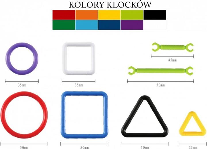 Immagine prodotto Askato Klocki Patyczki 360 pezzi in scatola