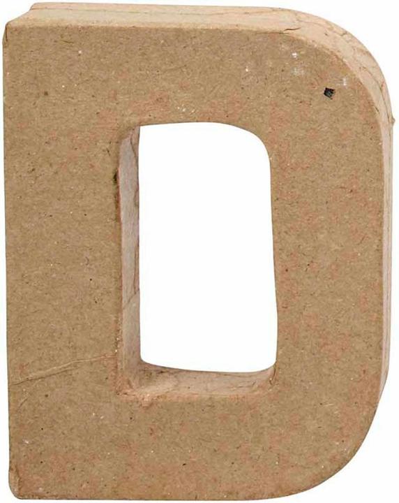 Immagine prodotto Creativ Company Lettera di cartapesta piccola - D